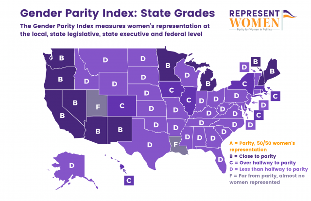 Gender Parity Index Map - United States
